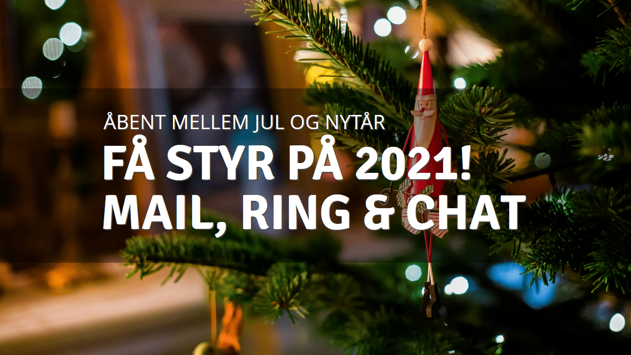 Vi er her også mellem jul og nytår